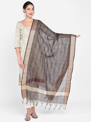 DUPATTA BAZAAR Cotton Blend Woven Women Dupatta