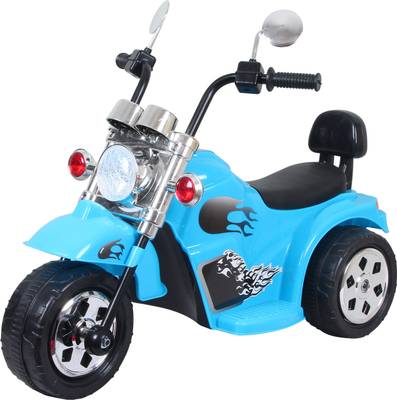 HLX-NMC Super cruiser battery operated bike for kids - Blue Bike Battery Operated Ride On 