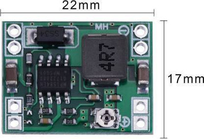 gobagee 1pc Mini MP1584EN DC-DC Buck Converter Adjustable Power Supply Module 24V to 12V 9V 5V 3V Electronic Components Electronic Hobby Kit Electronic Components Electronic Hobby Kit