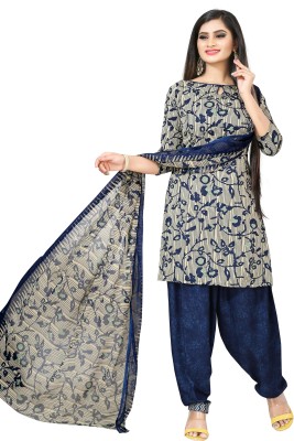 Anand Crepe Floral Print Salwar Suit Material