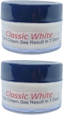 Classic White Cream Skin Whitening& Brightening Nourishing Night Creme(15 ml)