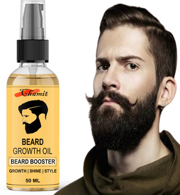 Chamit Advanced Beard Growth Oil for Real Men - (Almond & Thyme) for Long Beard Growth Hair Oil(50 ml)