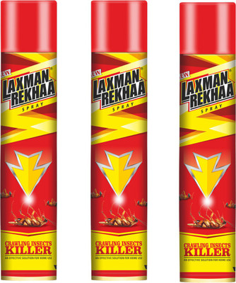 Laxmanrekhaa Multi Insects Killer Spray 300ml Pack of 3(3 x 300 ml)