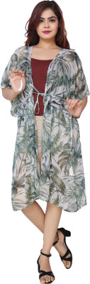Dazzleup Printed Polyester Women Kaftan