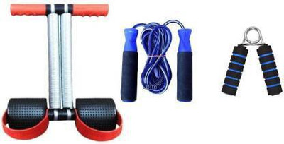 PRODEALS HOME WORKOUT GYM SET OF DOUBLE SPRING TUMMY TRIMMER WITH SKIPPING ROPE AND FOAM HAND GRIP Fitness Accessory Kit Kit