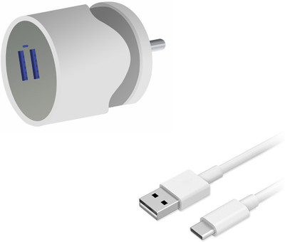 DAKRON Wall Charger Accessory Combo for Realme Narzo 20(White)