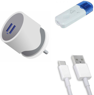 DAKRON Wall Charger Accessory Combo for Vivo V20 Pro(White)