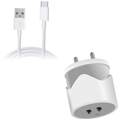 DAKRON Wall Charger Accessory Combo for Samsung Galaxy S20 FE 5G(White)