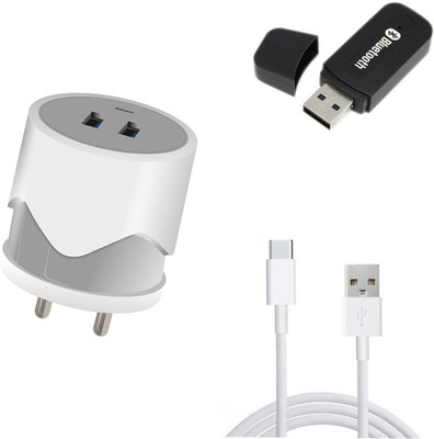 DAKRON Wall Charger Accessory Combo for Realme 6 Pro(White)