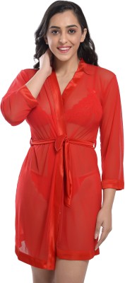 Xs and Os Women Robe(Red)