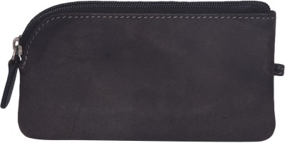 Leatherman Fashion Genuine Leather black Coin Pouch 8072 Pouch