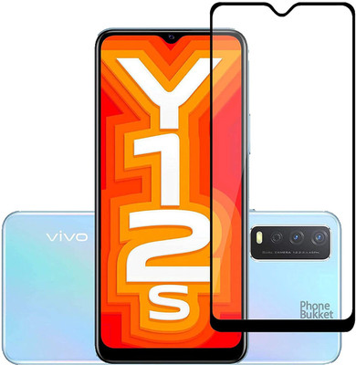 NKCASE Edge To Edge Tempered Glass for ViVO Y12s(Pack of 1)