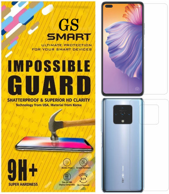 GS Smart Front and Back Screen Guard for Tecno Camon 16 Premier {Flexible}, CE9, CD6j, Camon 16 Premier(Pack of 2)