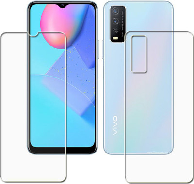 tombik Front and Back Screen Guard for VIVO Y12S(Pack of 2)