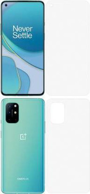 Firstkart Front and Back Tempered Glass for OnePlus 8T(Pack of 2)