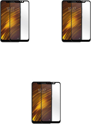 CraveMart Tempered Glass Guard for POCO F1(Pack of 3)