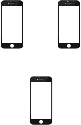 CraveMart Tempered Glass Guard for Apple iPhone SE(Pack of 3)
