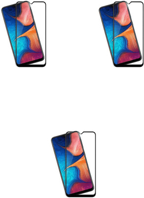 CraveMart Tempered Glass Guard for Samsung Galaxy A20S(Pack of 3)