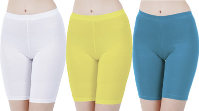 Buy That Trendz Solid Women Multicolor Cycling Shorts