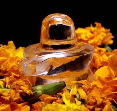 72% OFF on Amazing India Shivling God Shiva Lingam Protection Wealth  Prosperity Healing Crystal Energy  inches Decorative Showpiece   cm(Crystal, White) on Flipkart 