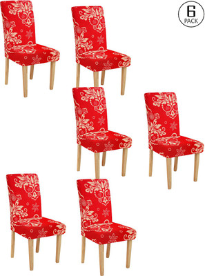 Flipkart SmartBuy Polyester Floral 1 Seater Chair Cover(Multicolor Pack of 6)