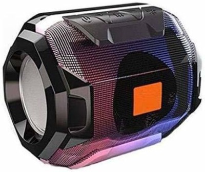 TEQIR Powerpact Stereo Audio deep bass Portable Rechargeable Splash/Waterproof Flashing led Light Best Wireless/Gaming/Outdoor/Home Audio Bluetooth Speaker/Speakers with tf/fm Slot TG-162/005 Boombox Portable Speaker Flame Light Party Box DJ Karaoke bluetooth speaker portatil speakers Like Dj Sound 