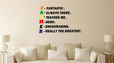 DICTON HUB 59 cm fathermeaning1 Removable Sticker(Pack of 1)