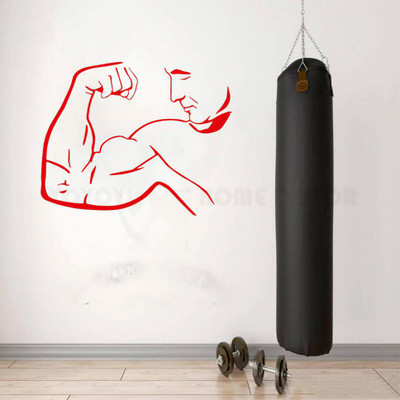 DICTON HUB 59 cm bodybuilding-blk5 Removable Sticker(Pack of 1)