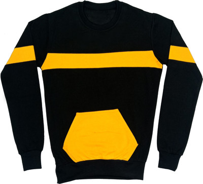 Indistar Full Sleeve Solid Boys Sweatshirt