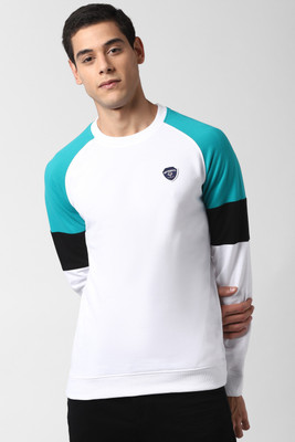 PETER ENGLAND Full Sleeve Solid Men Sweatshirt