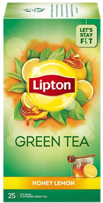 25% OFF on Lipton Honey, Lemon Green Tea Bags Box(25 Bags) on