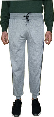 IndiWeaves Colorblock Men Grey Track Pants