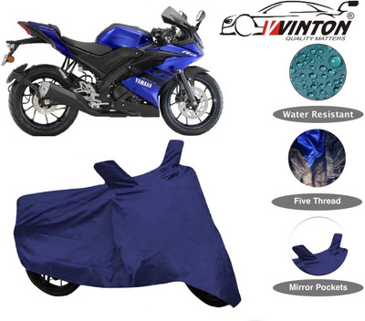 V VINTON Two Wheeler Cover for Yamaha(R15, Blue)