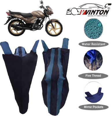V VINTON Two Wheeler Cover for TVS(Star City, Blue)