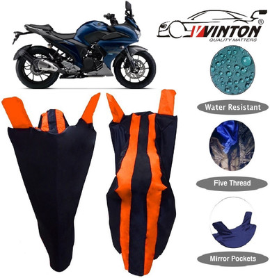 V VINTON Two Wheeler Cover for Yamaha(Fazer, Blue, Orange)