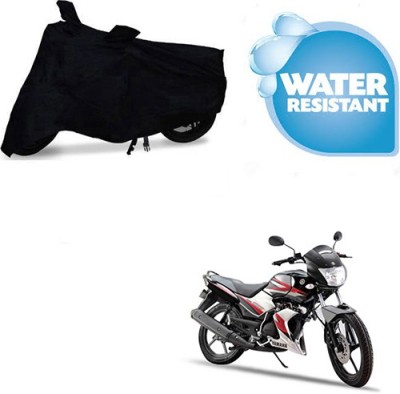 SRENTERPRISES Two Wheeler Cover for Yamaha(SS 125, Black)