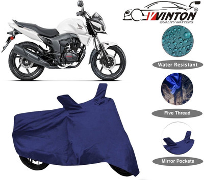 V VINTON Two Wheeler Cover for Honda(CB Trigger, Blue)