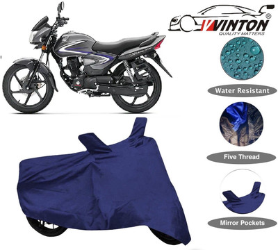 V VINTON Two Wheeler Cover for Honda(CB Shine, Blue)