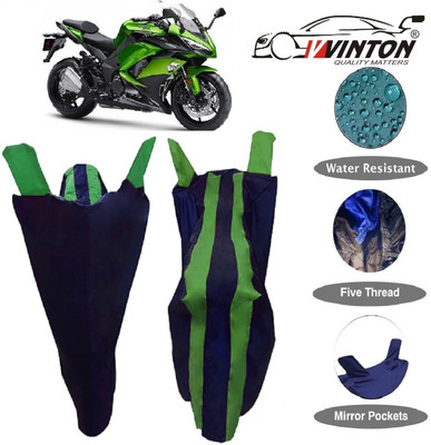 V VINTON Two Wheeler Cover for Kawasaki(Ninja 1000, Green)