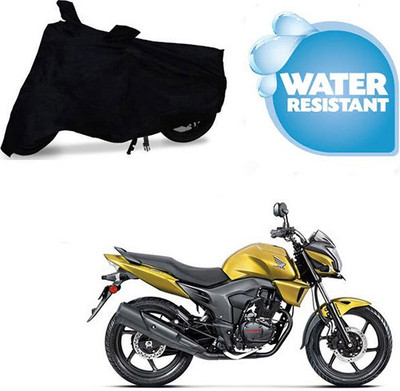 RPSENTTERPR Waterproof Two Wheeler Cover for Honda(CB Trigger, Black)