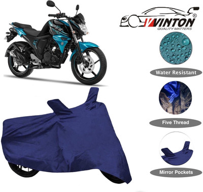 V VINTON Two Wheeler Cover for Yamaha(FZ-S, Blue)