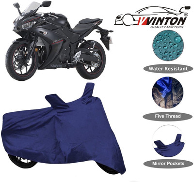 V VINTON Two Wheeler Cover for Yamaha(YZF R25, Blue)
