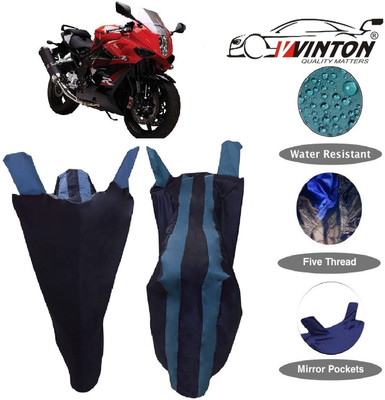 V VINTON Two Wheeler Cover for Hyosung(GT650R, Blue)