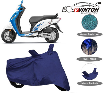 V VINTON Two Wheeler Cover for Honda(Activa i, Blue)