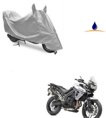 Atulit enterprises Waterproof Two Wheeler Cover for Triumph(Tiger 800 XR, Silver)