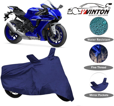 V VINTON Two Wheeler Cover for Yamaha(YZF R1, Blue)