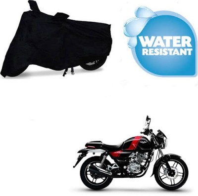 SRENTERPRISES Two Wheeler Cover for Bajaj(V 150, Black)