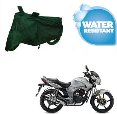 Motoren Waterproof Two Wheeler Cover for Hero(Hunk, Green)