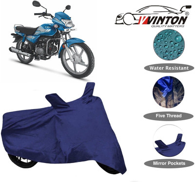 V VINTON Two Wheeler Cover for Hero(HF Deluxe, Blue)