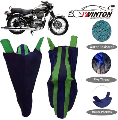 V VINTON Two Wheeler Cover for Royal Enfield(Electra Delux, Multicolor)